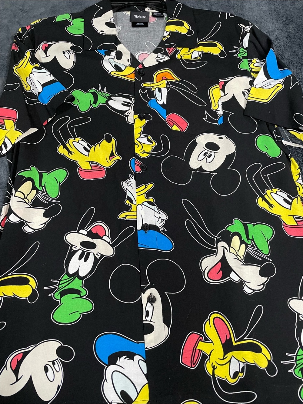 Disney Short Sleeve Pocket Button Shirt